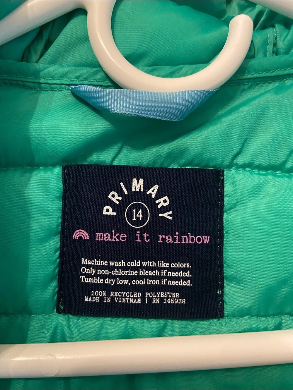 Primary®️ Puffer Jacket - Color: Green Bean - Picture 2 of 7